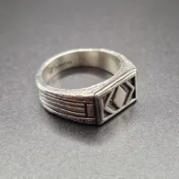 Aegir - Silver Signet Ring