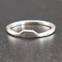 Auxilium - Basic Stackable Silver Ring