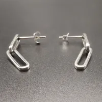 Lina – Delicate Fair Trade Silver Link Earrings