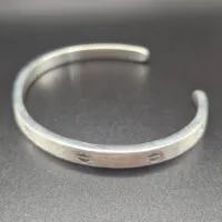Sestara - Brushed Silver Cuff Bracelet
